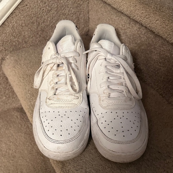 Nike Women's White and Leopard Print Sneakers - Picture 3 of 6